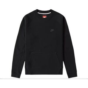Nike Sportswear Men's Tech Fleece Crewneck Sweatshirt Pullover Black Size S